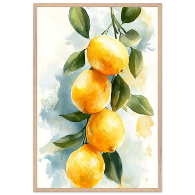 Vintage Italian Coastal Drive Amalfi Lemon Grove - Vibrantwalls