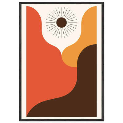 Abstract Desert Sun - Vibrantwalls