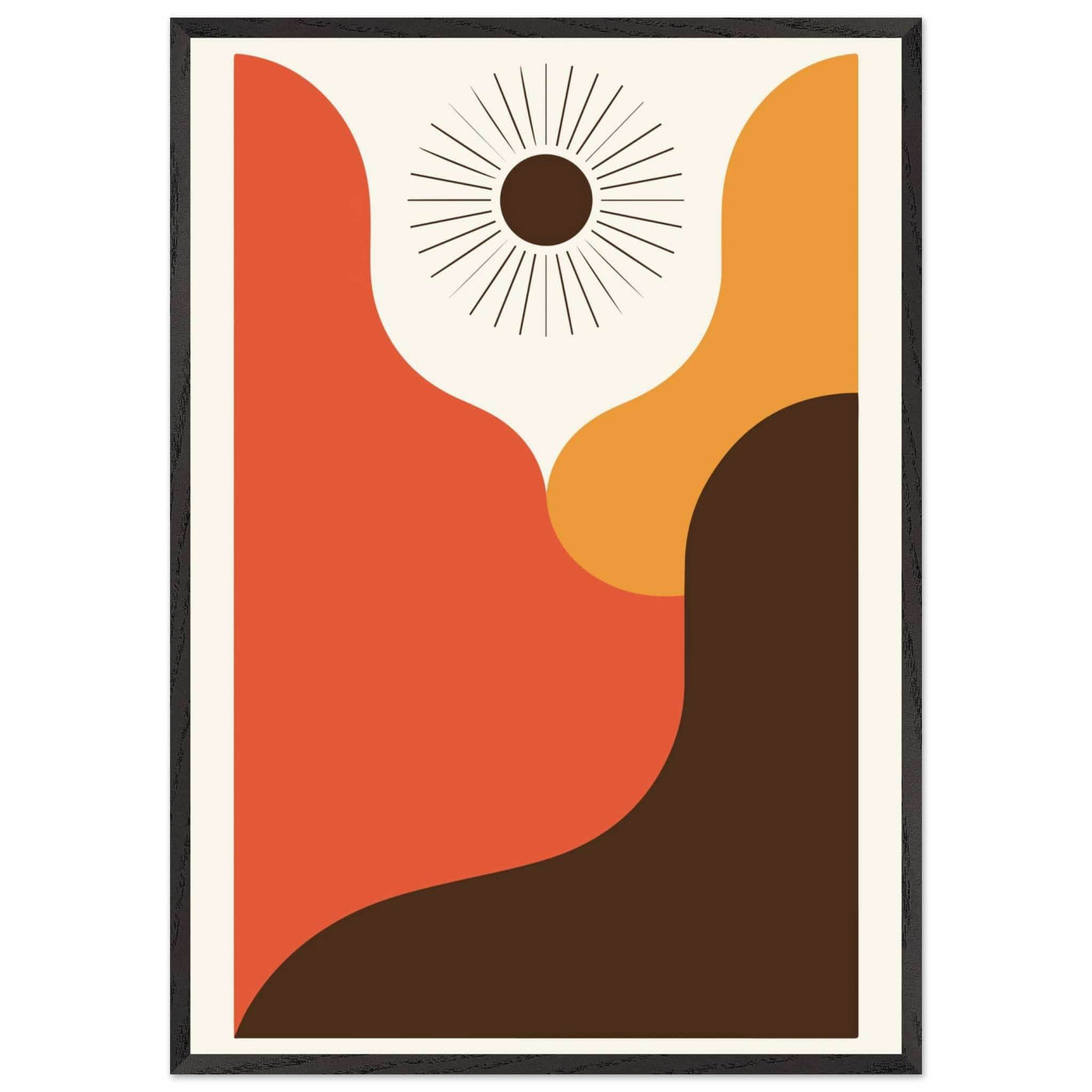 Abstract Desert Sun - Vibrantwalls