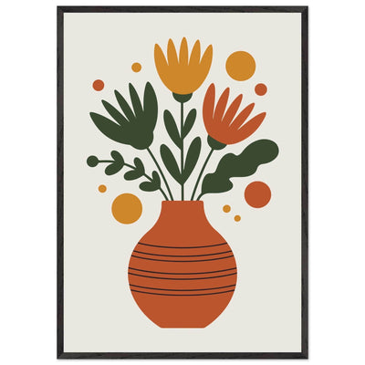 Boho Floral Harmony - Vibrantwalls