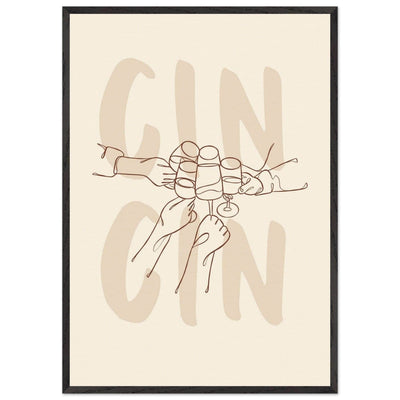 Framed Gin Quote Artwork for Gin Lovers - Perfect Decor for Home or Bar - Vibrantwalls