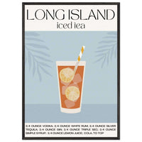 Long Island Iced Tea Poster Wall Art - Vibrantwalls