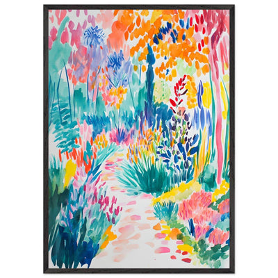 Vibrant Matisse Style Abstract Garden - Vibrantwalls