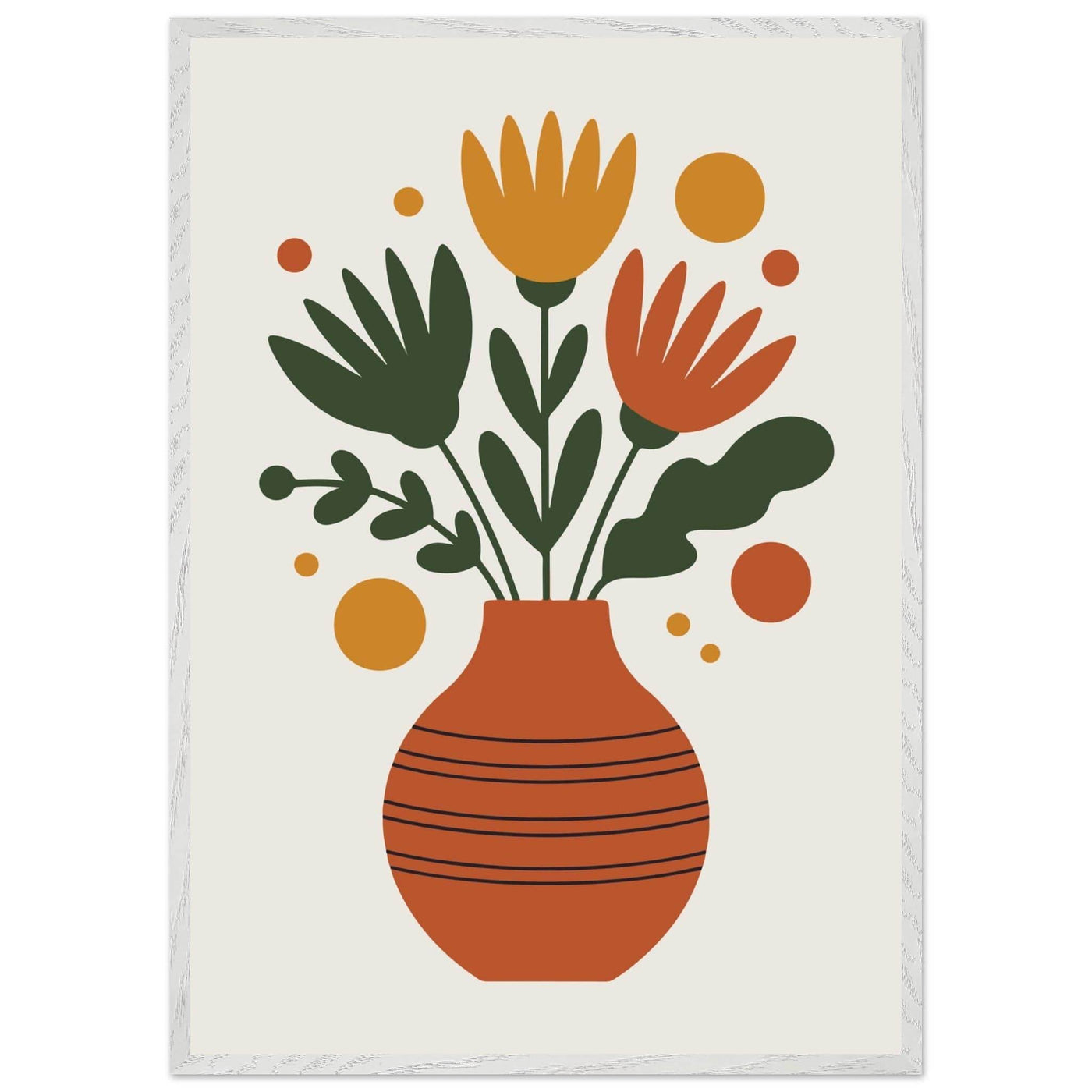 Boho Floral Harmony - Vibrantwalls
