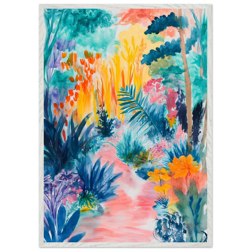 Abstract Tropical Garden Matisse - Vibrantwalls