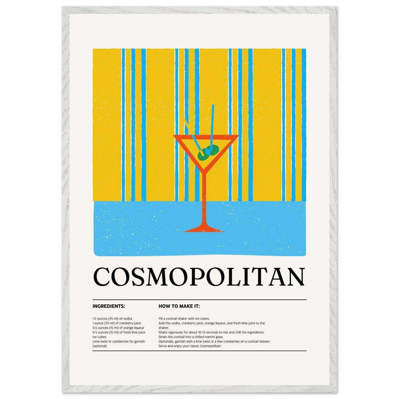 Cosmopolitan City Chic Bar Wall Art - Vibrantwalls