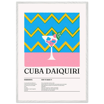 Cuba Daiquiri Cocktail Recipe - Vibrantwalls