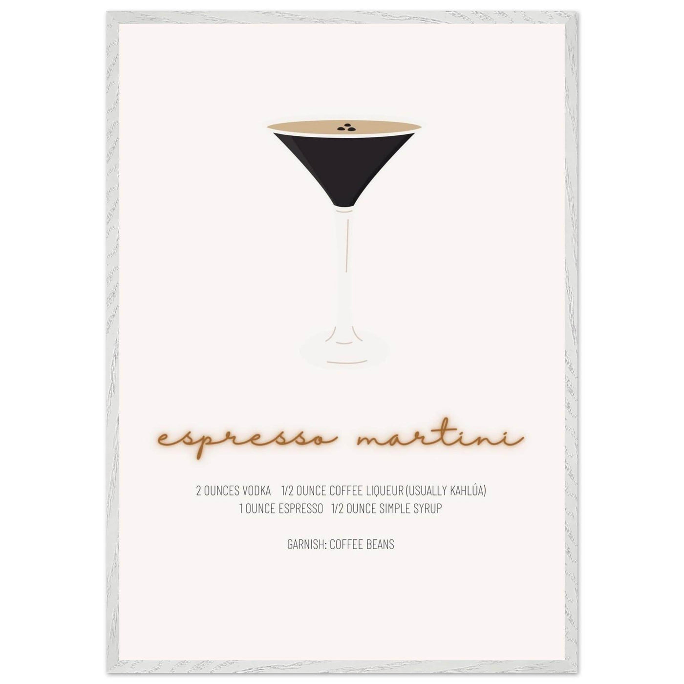 Espresso Martini Cocktail Recipe - Vibrantwalls