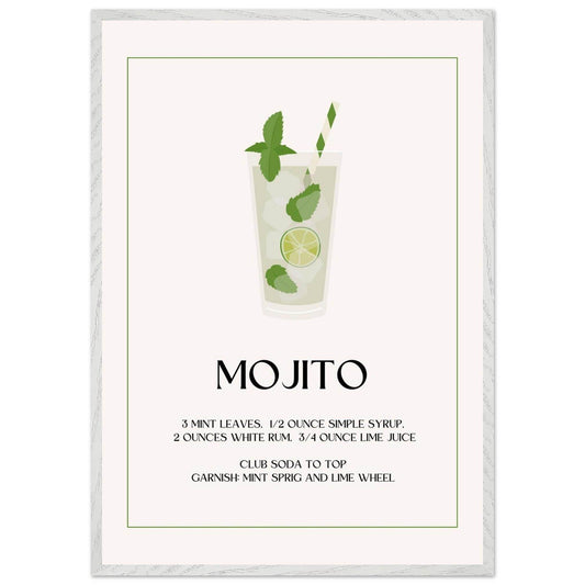 Mojito Cocktail Recipe - Vibrantwalls