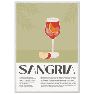 Sangria Cocktail Red Wine - Vibrantwalls