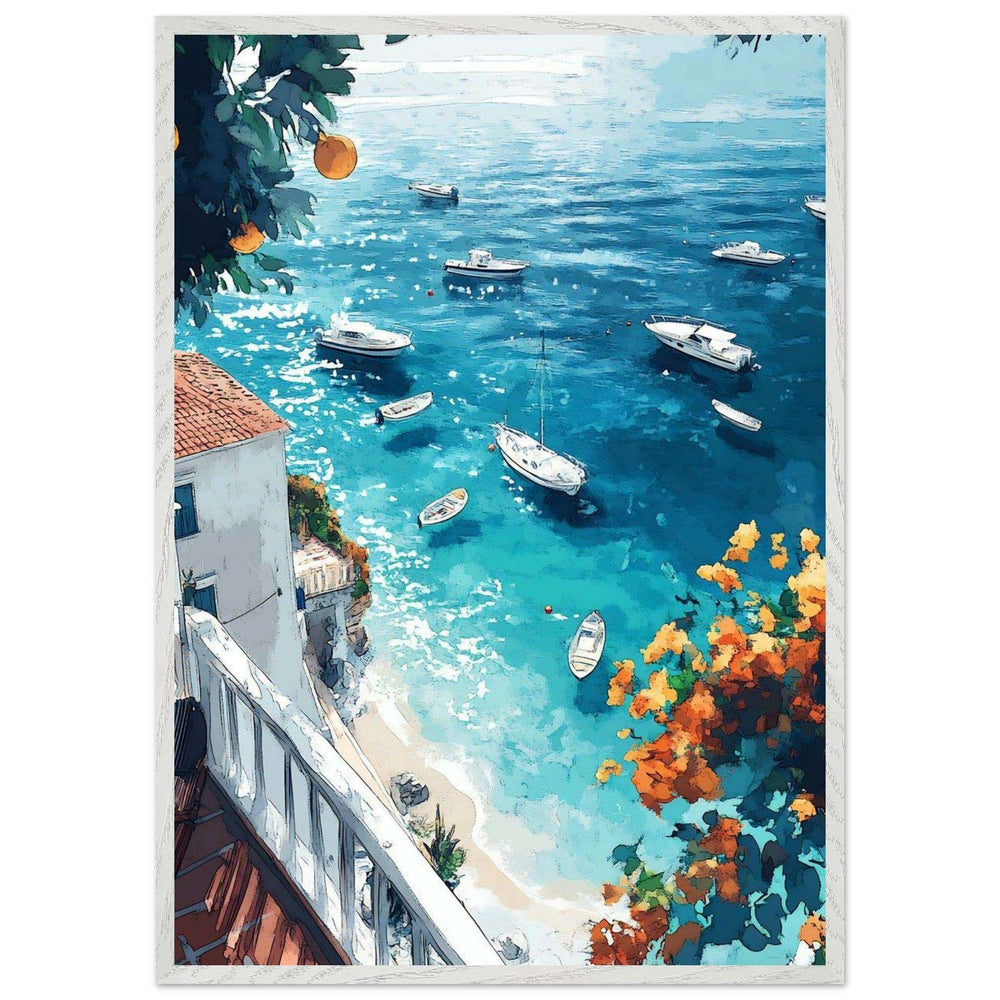 Amalfi Coast Coastal View Wall Art - Vibrantwalls