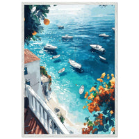 Amalfi Coast Coastal View Wall Art - Vibrantwalls