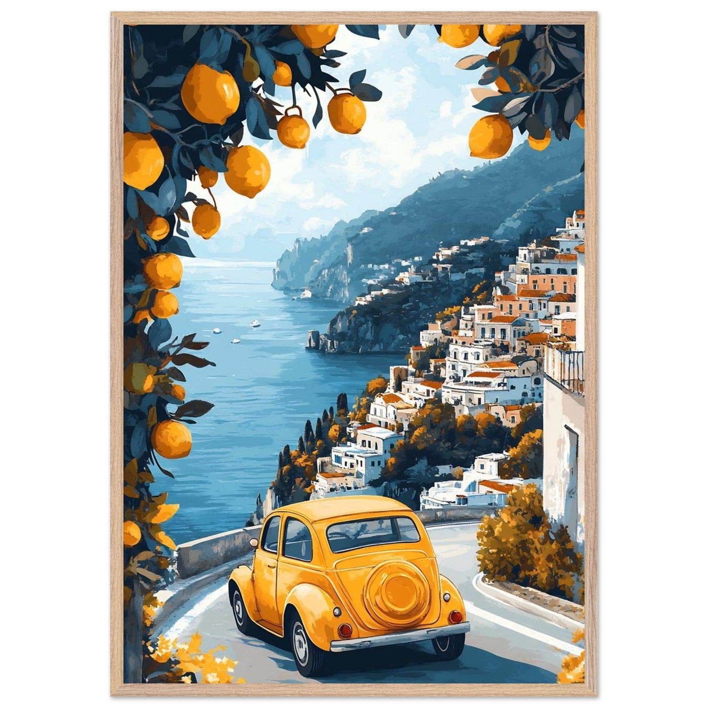 Vintage Italian Garden Decor - Coastal Drive Lemon Grove for Unique Outdoor Spaces - Vibrantwalls