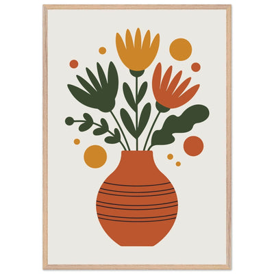 Boho Floral Harmony - Vibrantwalls