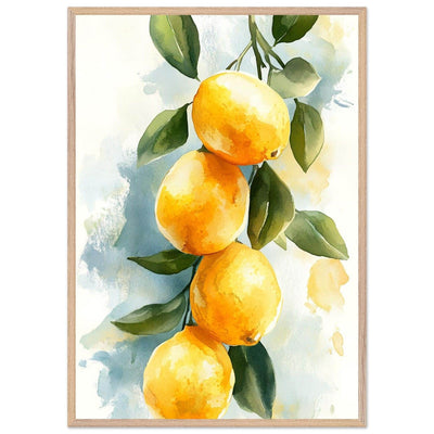 Vintage Italian Coastal Drive Amalfi Lemon Grove - Vibrantwalls