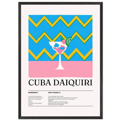 Cuba Daiquiri Cocktail Recipe - Vibrantwalls