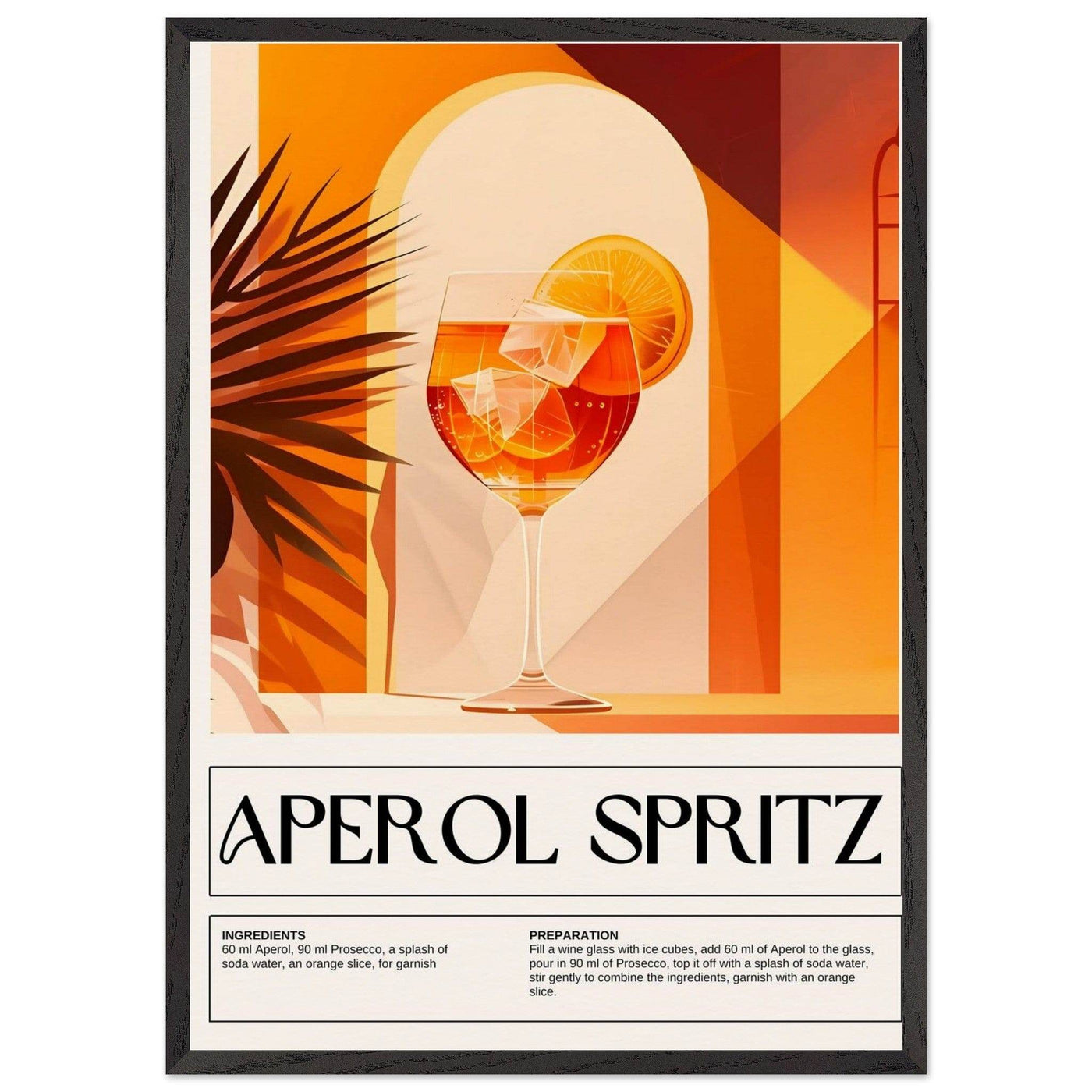 Aperol Spritz Poster - Vibrantwalls