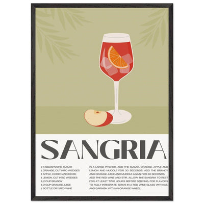 Sangria Cocktail Red Wine - Vibrantwalls