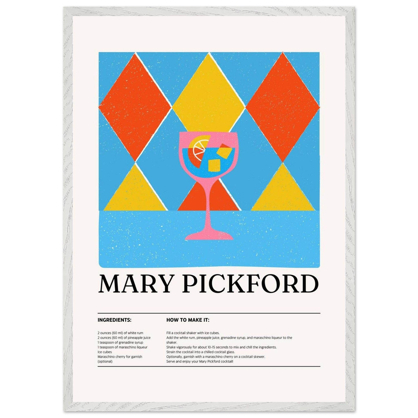 Mary Pickford Cocktail Recipe - Vibrantwalls