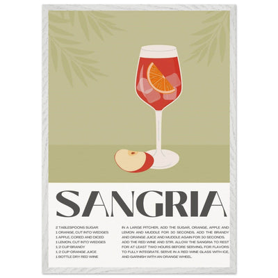 Sangria Cocktail Red Wine - Vibrantwalls