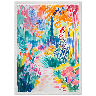 Vibrant Matisse Style Abstract Garden - Vibrantwalls