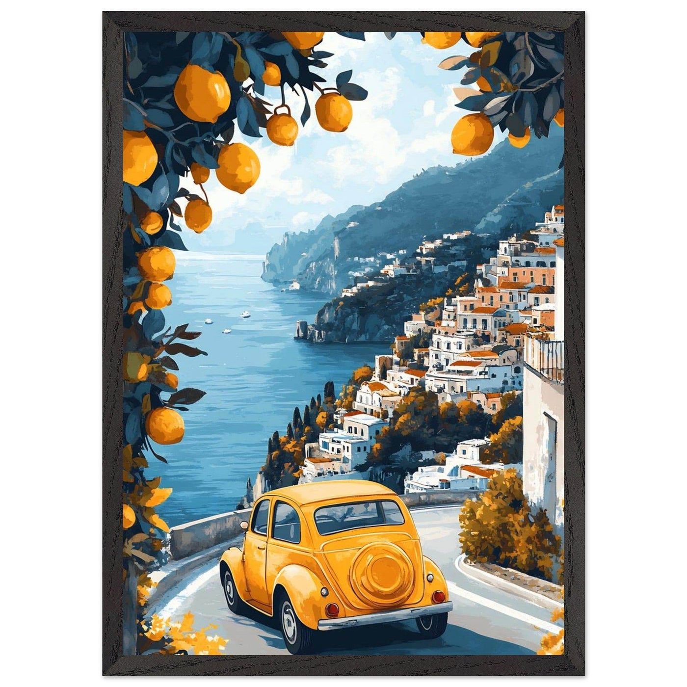 Vintage Italian Garden Decor - Coastal Drive Lemon Grove for Unique Outdoor Spaces - Vibrantwalls