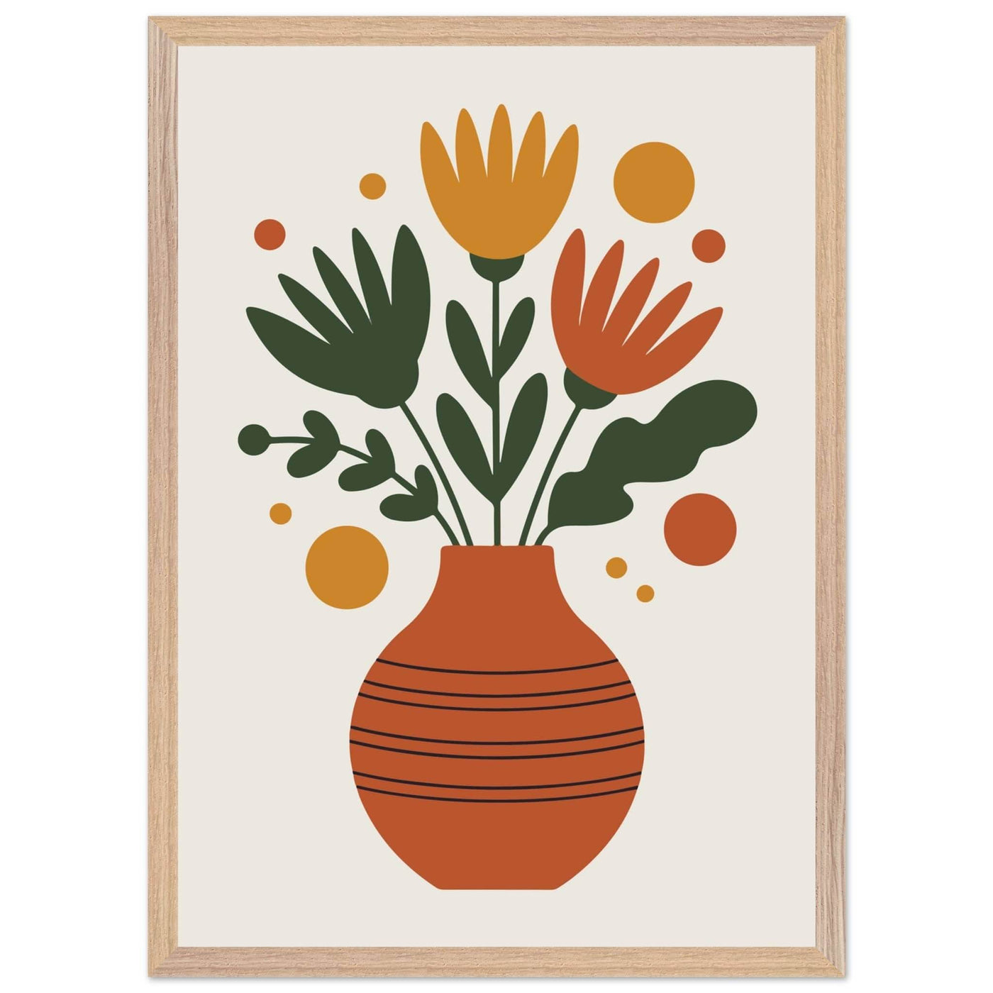 Boho Floral Harmony - Vibrantwalls