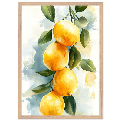 Vintage Italian Coastal Drive Amalfi Lemon Grove - Vibrantwalls