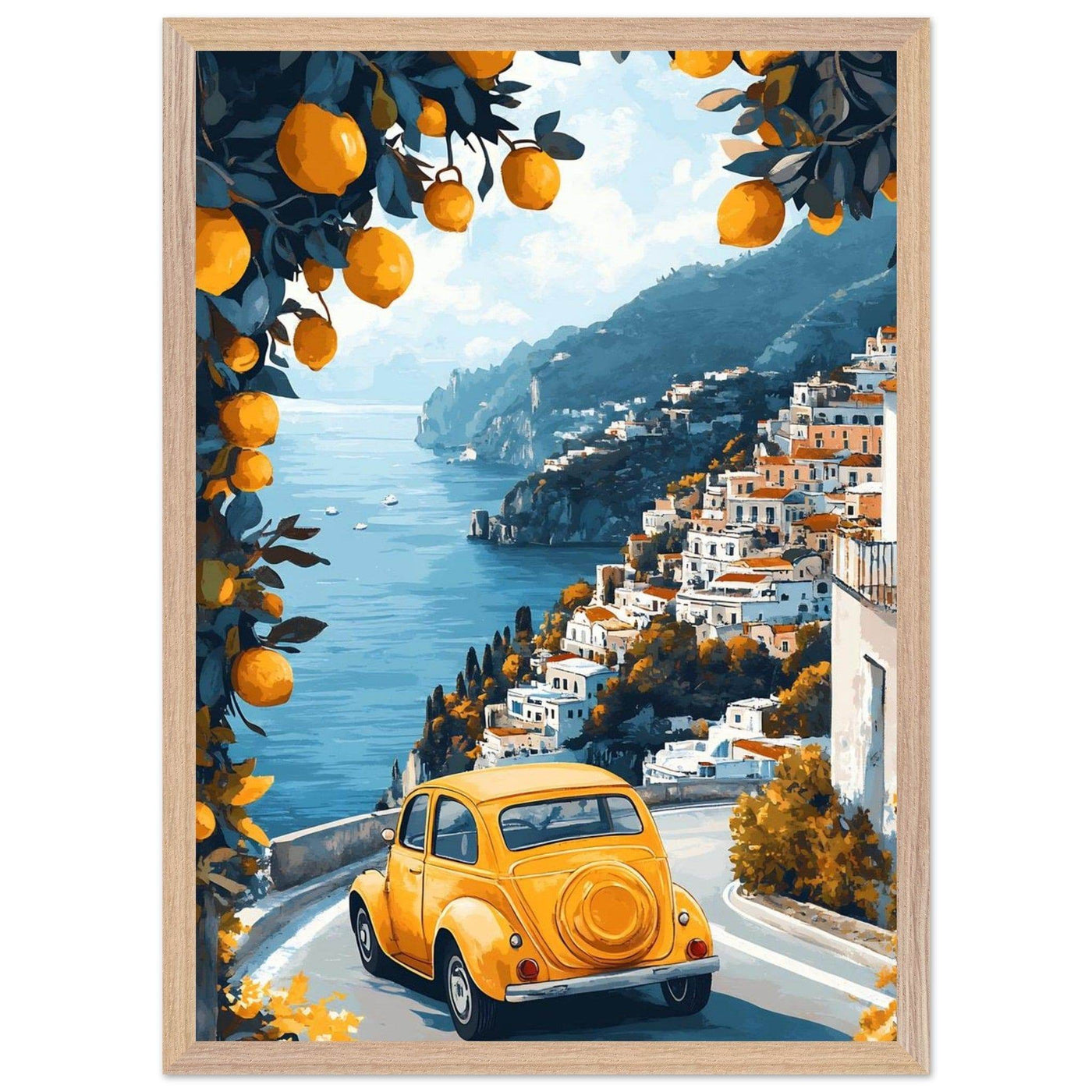 Vintage Italian Garden Decor - Coastal Drive Lemon Grove for Unique Outdoor Spaces - Vibrantwalls
