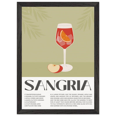 Sangria Cocktail Red Wine - Vibrantwalls