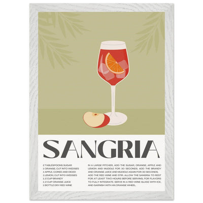 Sangria Cocktail Red Wine - Vibrantwalls