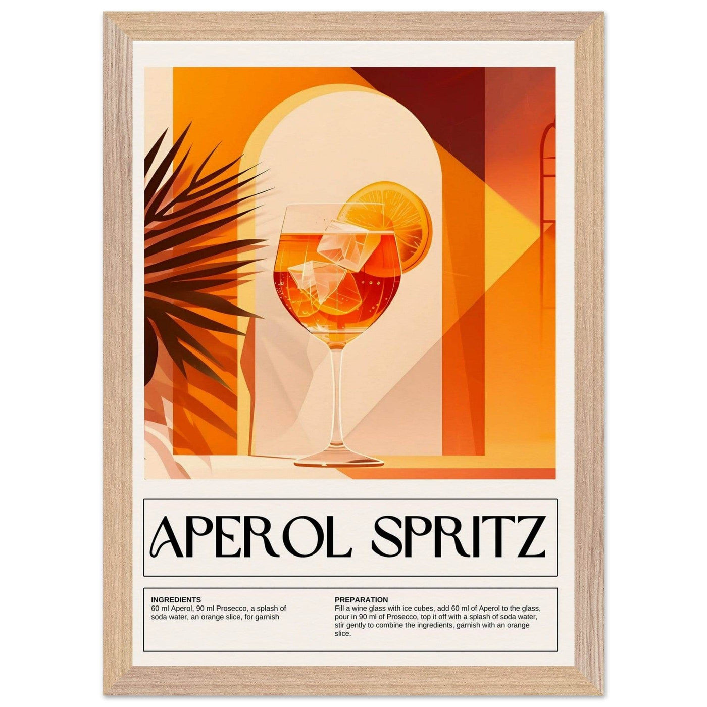 Aperol Spritz Poster - Vibrantwalls