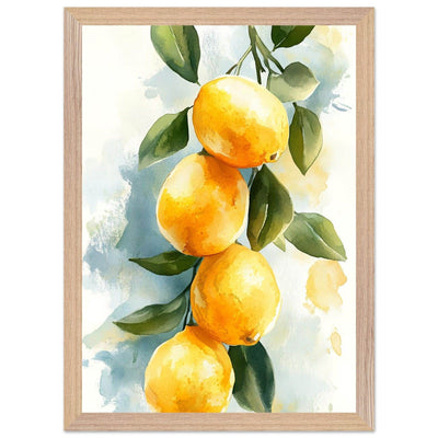 Vintage Italian Coastal Drive Amalfi Lemon Grove - Vibrantwalls