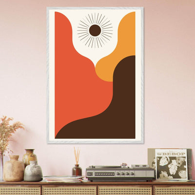 Abstract Desert Sun - Vibrantwalls