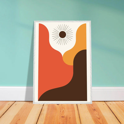 Abstract Desert Sun - Vibrantwalls