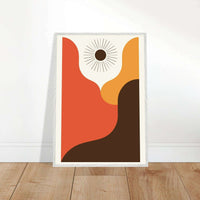 Abstract Desert Sun - Vibrantwalls