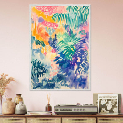 Abstract Floral - Vibrantwalls