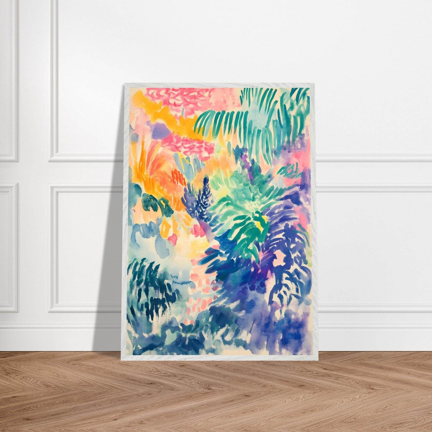 Abstract Floral - Vibrantwalls
