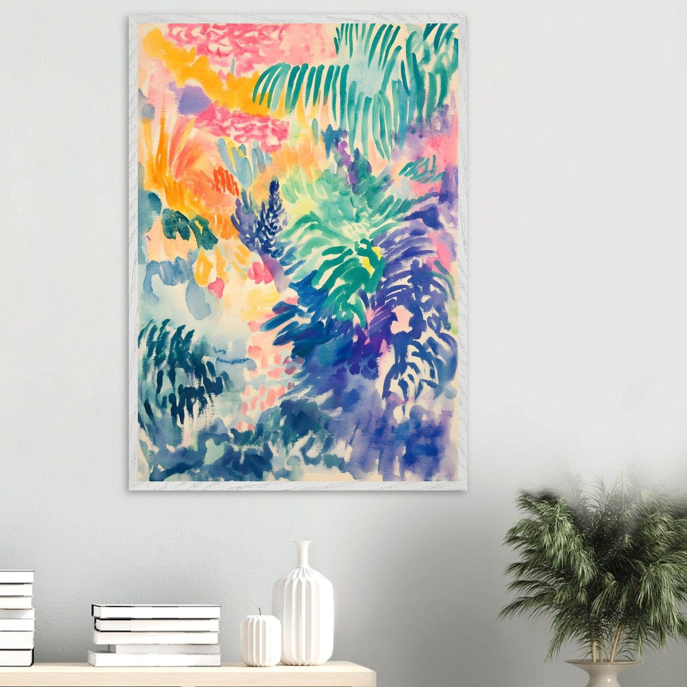 Abstract Floral - Vibrantwalls