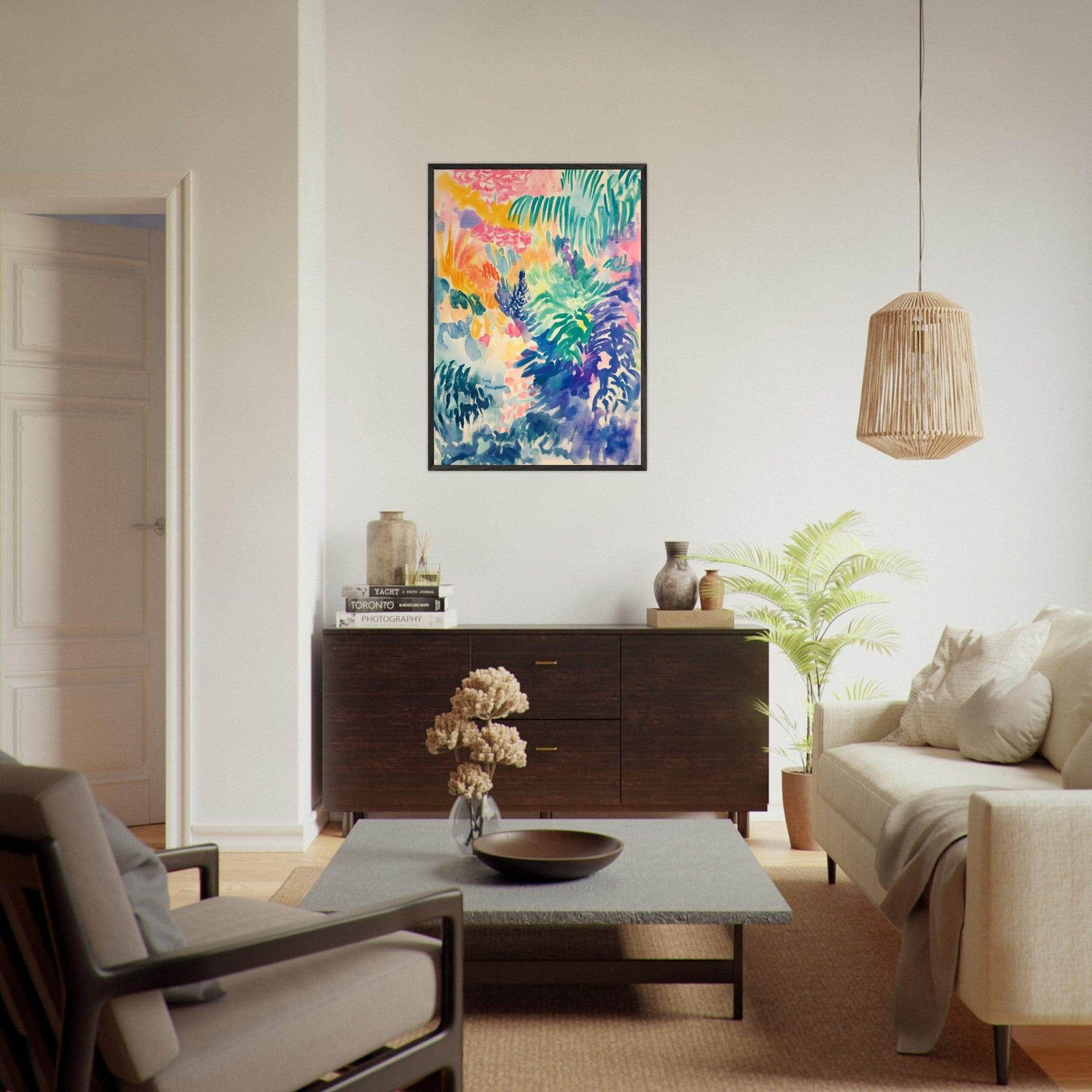 Abstract Floral - Vibrantwalls