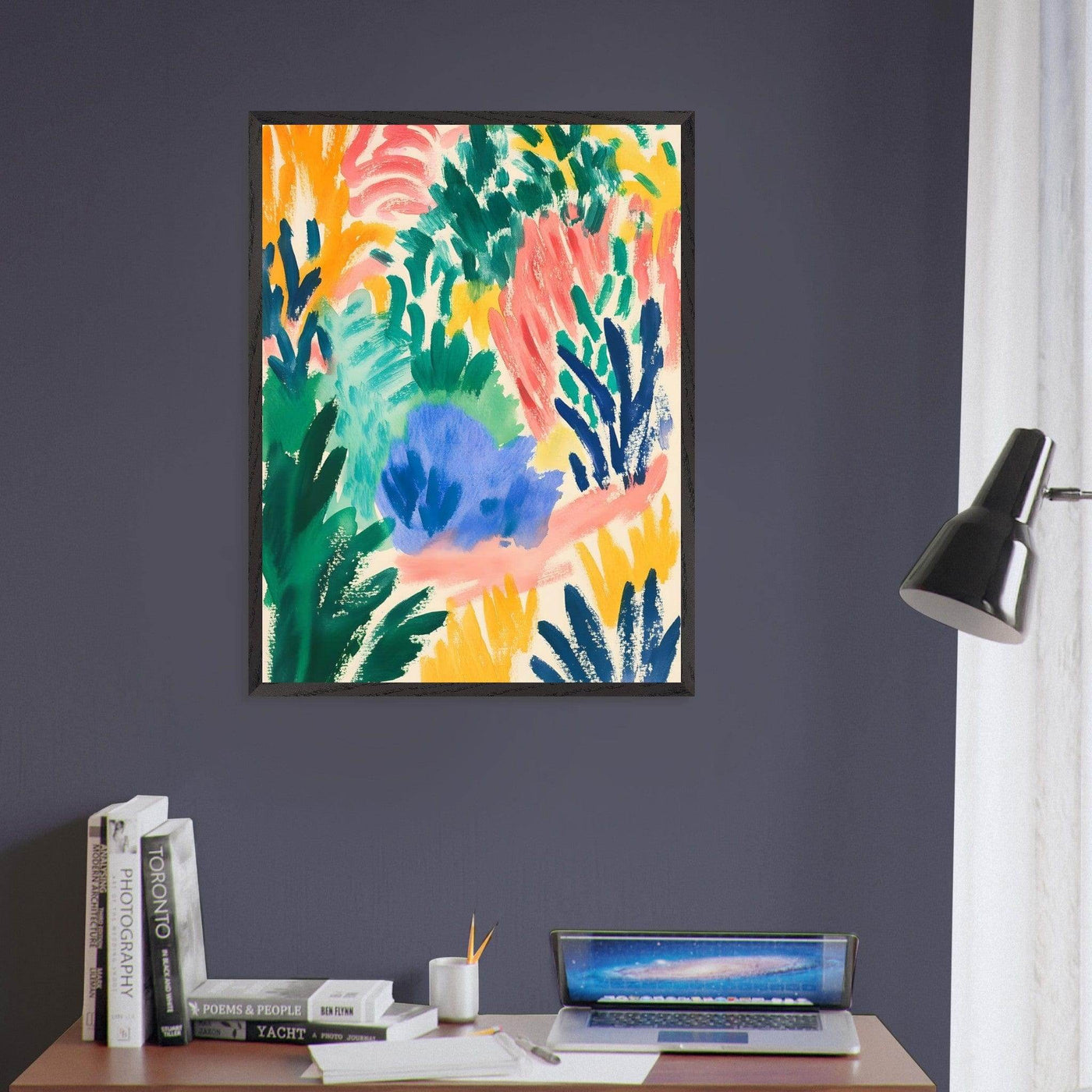 Abstract Floral Delight - Vibrantwalls
