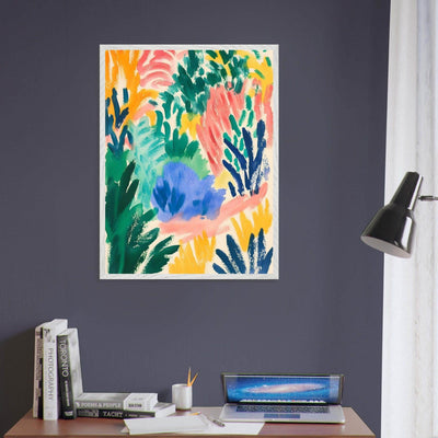Abstract Floral Delight - Vibrantwalls