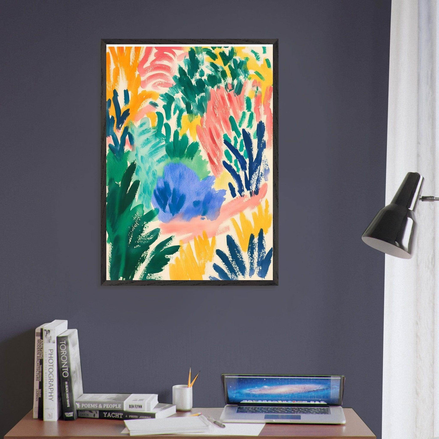 Abstract Floral Delight - Vibrantwalls