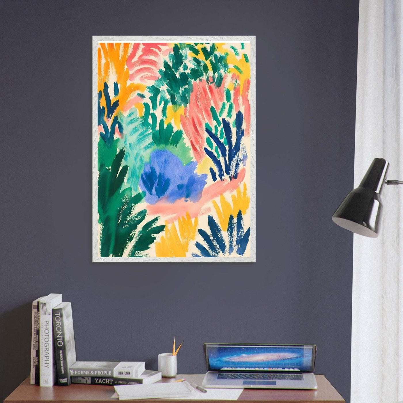 Abstract Floral Delight - Vibrantwalls