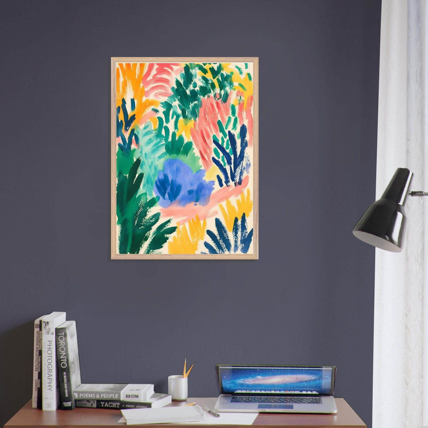 Abstract Floral Delight - Vibrantwalls
