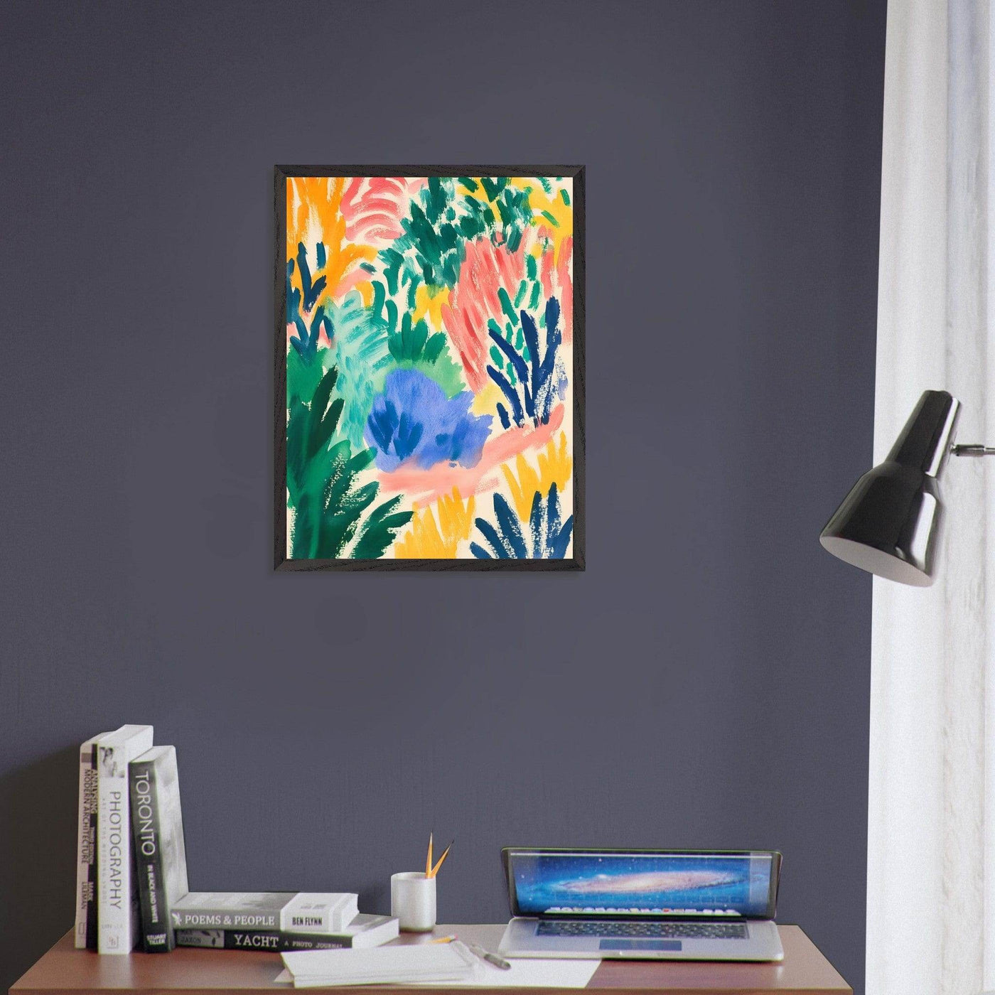 Abstract Floral Delight - Vibrantwalls