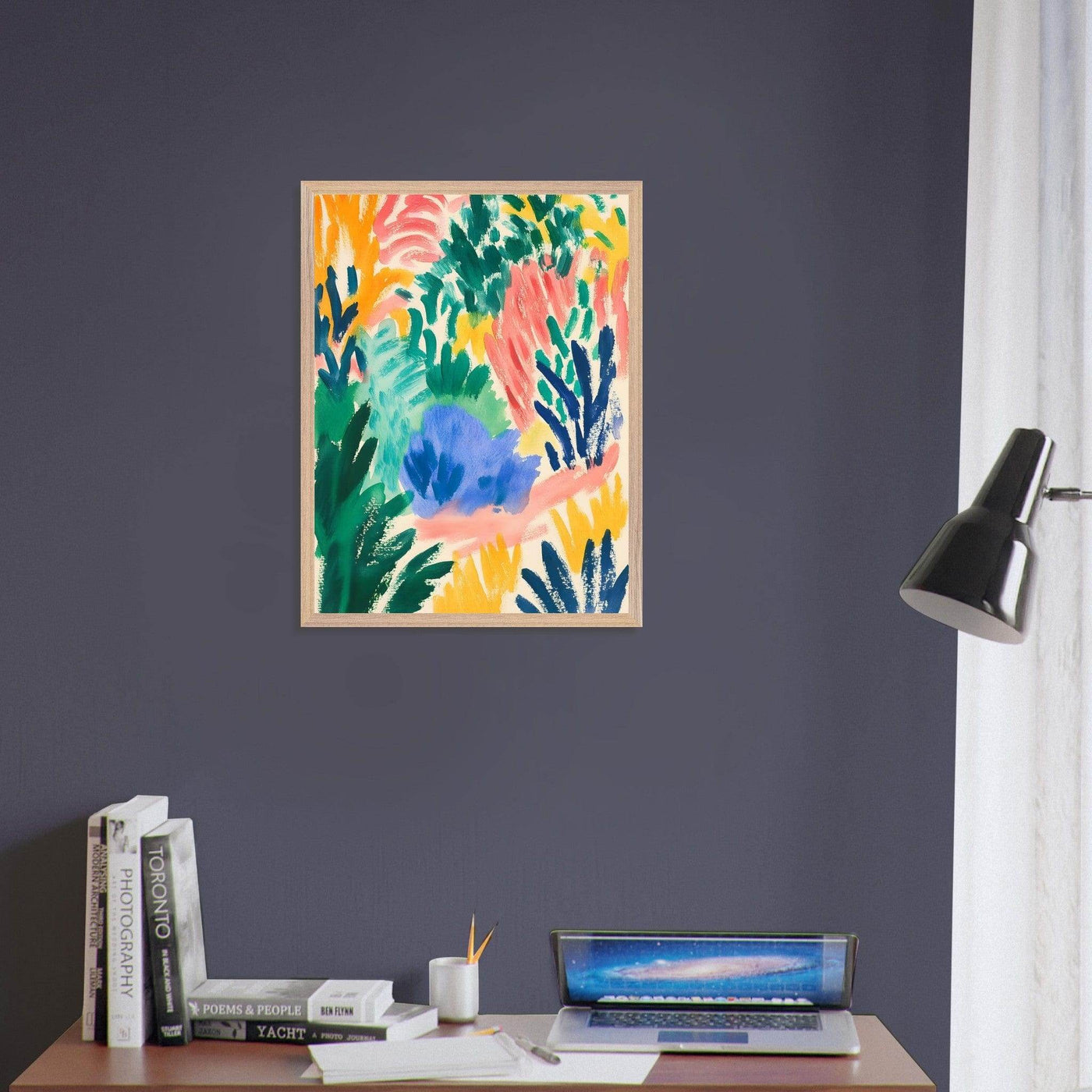 Abstract Floral Delight - Vibrantwalls
