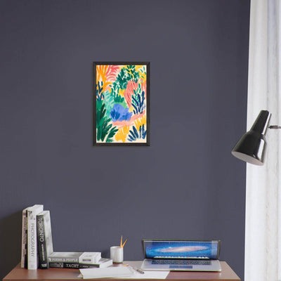 Abstract Floral Delight - Vibrantwalls