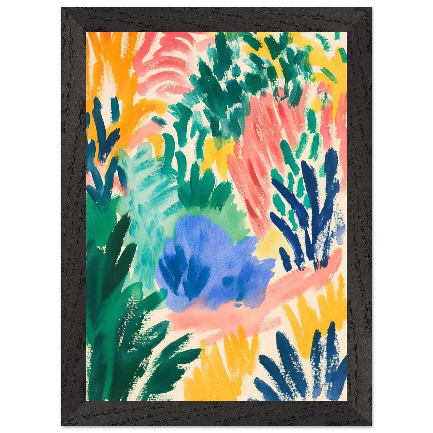 Abstract Floral Delight - Vibrantwalls