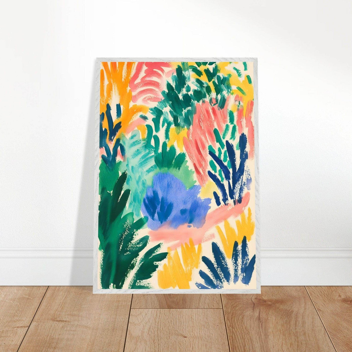Abstract Floral Delight - Vibrantwalls